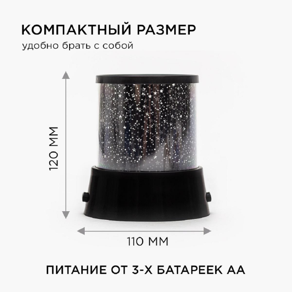 Ночник-проектор Apeyron Звездное небо 12-142 Ночник-проектор Apeyron Звездное небо 12-142