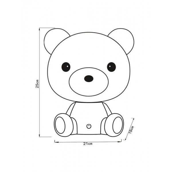 Настольная лампа Lucide Dodo Bear 71590/03/31 Настольная лампа Lucide Dodo Bear 71590/03/31