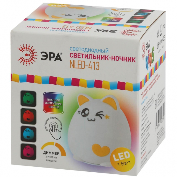 Настольная лампа ЭРА NLED-413-1W-Y Б0041092 Настольная лампа ЭРА NLED-413-1W-Y Б0041092
