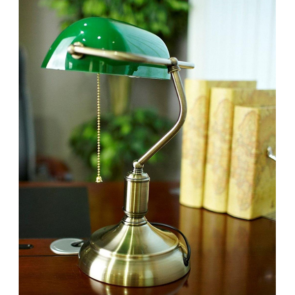 Настольная лампа Lumina Deco Banker LDT 305 GR Настольная лампа Lumina Deco Banker LDT 305 GR