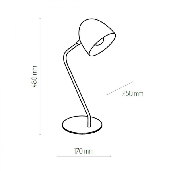 Настольная лампа TK Lighting 5036 Soho Black Настольная лампа TK Lighting 5036 Soho Black