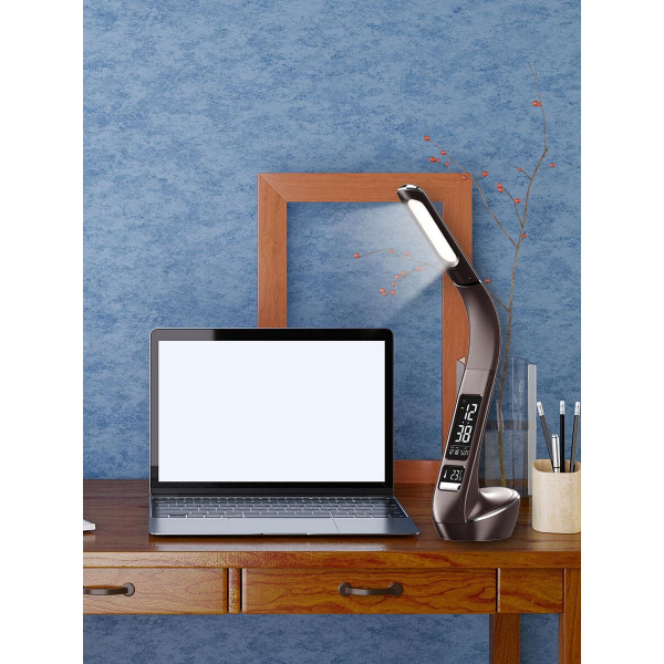 Настольная лампа Uniel TLD-566 Brown/LED/300Lm/4500K/Dimmer UL-00006769 Настольная лампа Uniel TLD-566 Brown/LED/300Lm/4500K/Dimmer UL-00006769