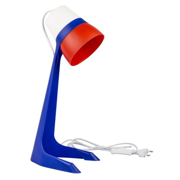 Настольная лампа Uniel ULO-K22 D/E14/A White/Blue/Red UL-00010040 Настольная лампа Uniel ULO-K22 D/E14/A White/Blue/Red UL-00010040