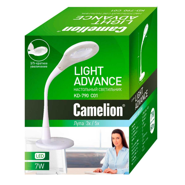 Настольная лампа Camelion KD-790 C01 12484 Настольная лампа Camelion KD-790 C01 12484