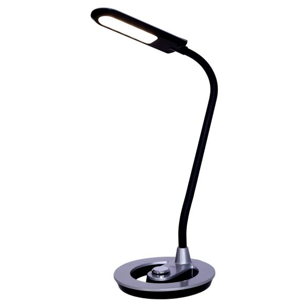 Настольная светодиодная лампа Gerhort BL1392 SL+BK Настольная светодиодная лампа Gerhort BL1392 SL+BK