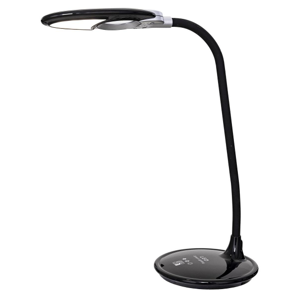 Настольная светодиодная лампа Gerhort BL1208A BLACK Настольная светодиодная лампа Gerhort BL1208A BLACK