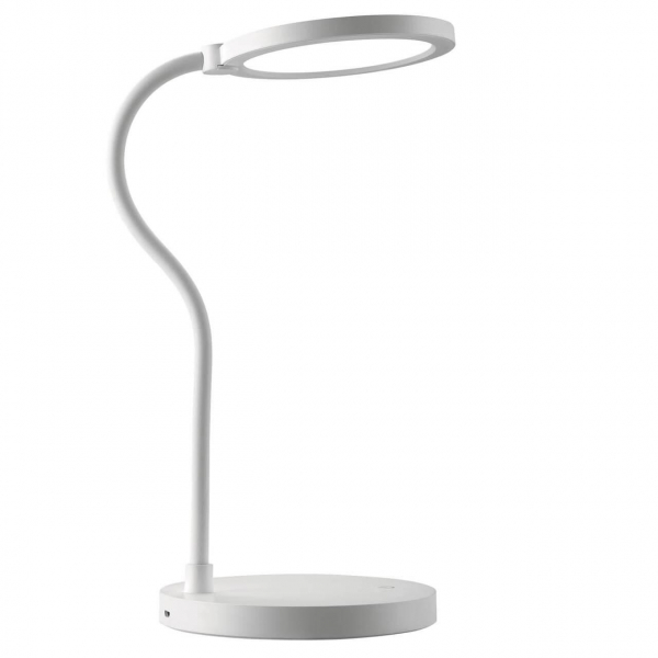 Настольная лампа Uniel TLD-553 White/LED/400Lm/4500K/Dimmer/USB UL-00003338 Настольная лампа Uniel TLD-553 White/LED/400Lm/4500K/Dimmer/USB UL-00003338
