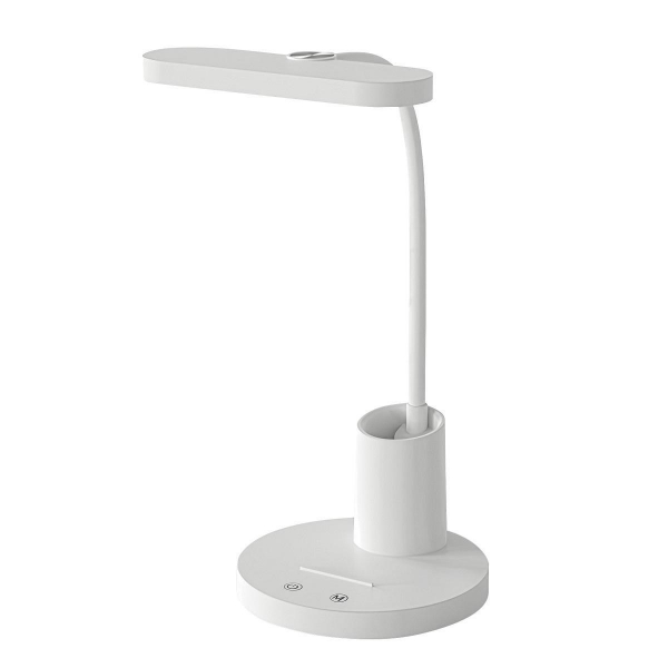 Настольная светодиодная лампа с подставкой Uniel ULM-D603 10W/3000-6000K/DIM White UL-00011097 Настольная светодиодная лампа с подставкой Uniel ULM-D603 10W/3000-6000K/DIM White UL-00011097