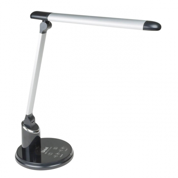 Настольная лампа Uniel TLD-517 Silver-Black/LED/900Lm/2700-6400K/Dimmer 09107 Настольная лампа Uniel TLD-517 Silver-Black/LED/900Lm/2700-6400K/Dimmer 09107