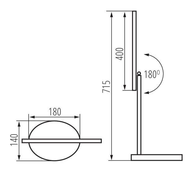 Настольная светодиодная лампа Kanlux REXAR LED B 33071 Настольная светодиодная лампа Kanlux REXAR LED B 33071