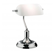 Настольная лампа Ideal Lux Lawyer TL1 Cromo 045047