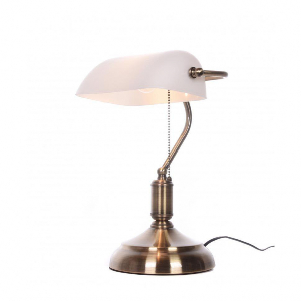 Настольная лампа Lumina Deco Banker LDT 305 WT Настольная лампа Lumina Deco Banker LDT 305 WT