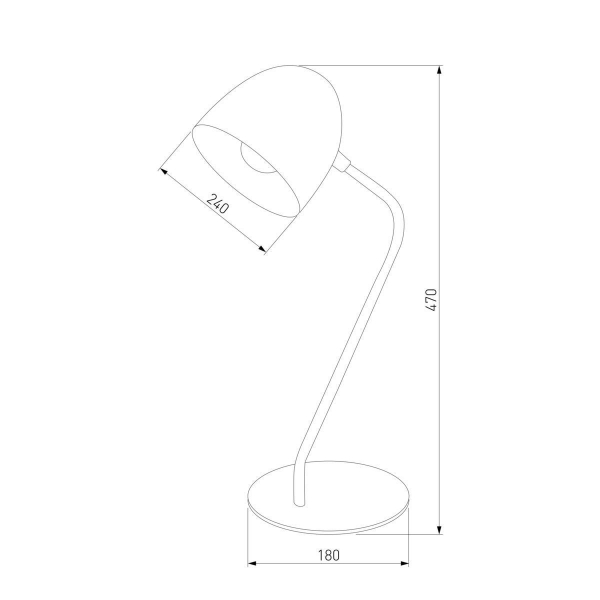 Настольная лампа TK Lighting 5036 Soho Black Настольная лампа TK Lighting 5036 Soho Black