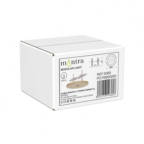 Потолочное основание Mantra Modular Light Florones 9360