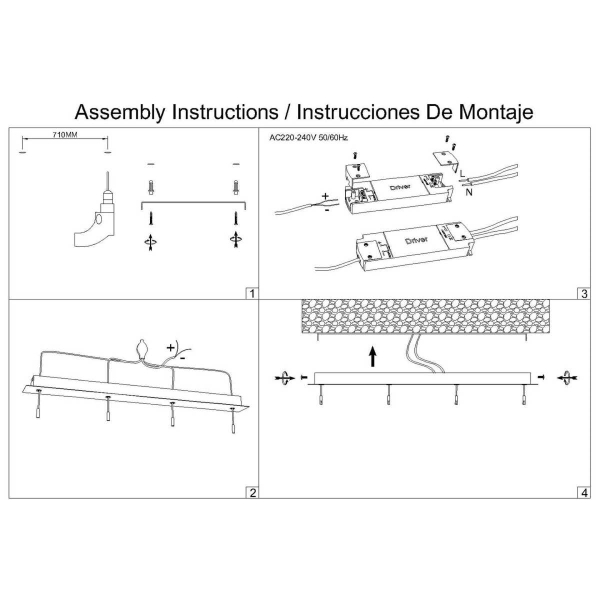 Потолочное основание Mantra Modular Light Florones 9381