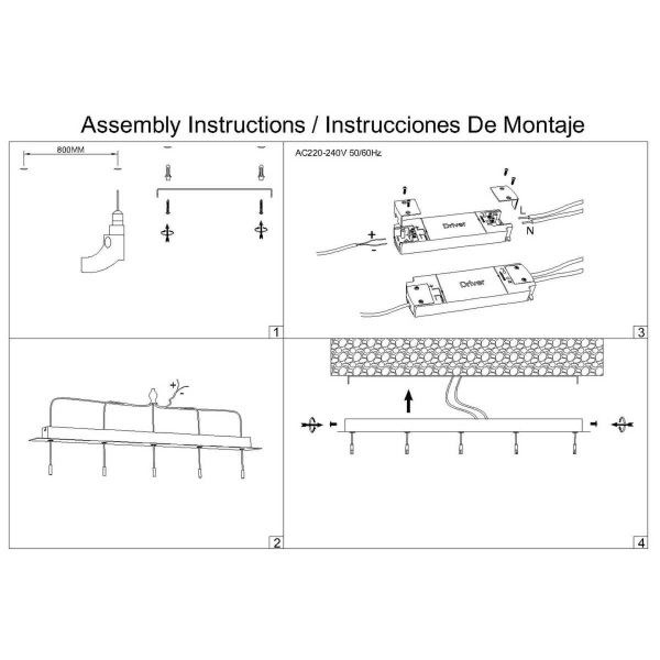 Потолочное основание Mantra Modular Light Florones 9382