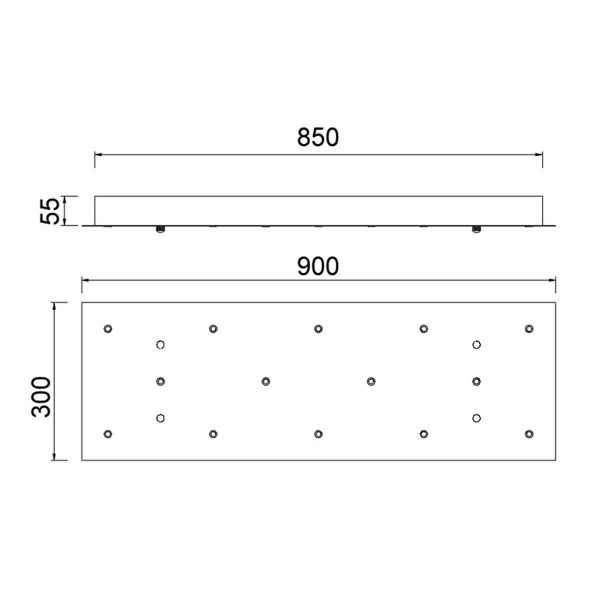 Потолочное основание Mantra Modular Light Florones 9392