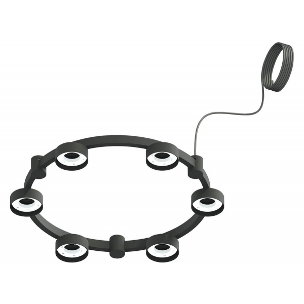 Корпус подвесной люстры Ambrella light DIY Spot Techno Ring SBK черный песок C9232 Корпус подвесной люстры Ambrella light DIY Spot Techno Ring SBK черный песок C9232