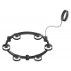 Корпус подвесной люстры Ambrella light DIY Spot Techno Ring SBK черный песок C9232