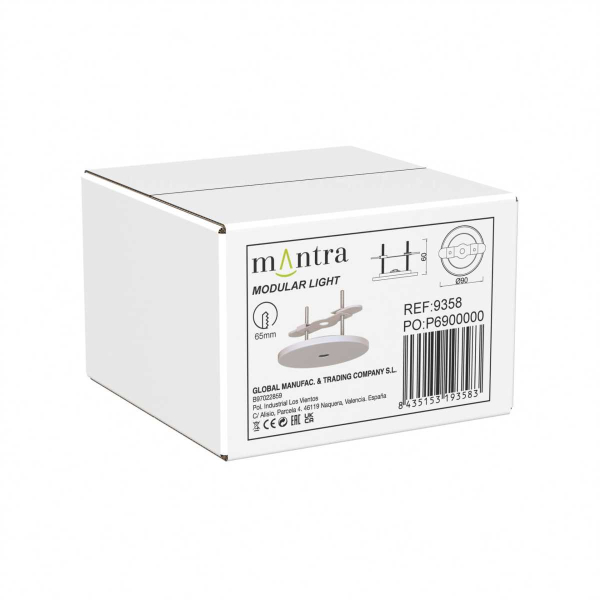 Потолочное основание Mantra Modular Light Florones 9358