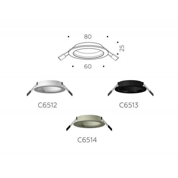 Корпус светильника Ambrella light DIY Spot C6512 Корпус светильника Ambrella light DIY Spot C6512