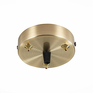 Потолочное крепление на 3 лампы круглое бронза ST Luce SL1 SL001.303.03