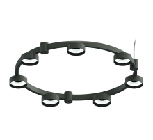 Корпус подвесной люстры Ambrella light DIY Spot Techno Ring SBK черный песок C9238