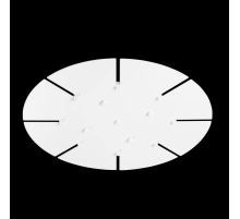 Основа для люстры Crystal Lux D600-8 White