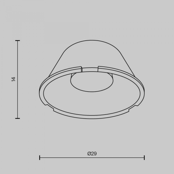 Линза Maytoni Technical Wise LensD29-50 Линза Maytoni Technical Wise LensD29-50