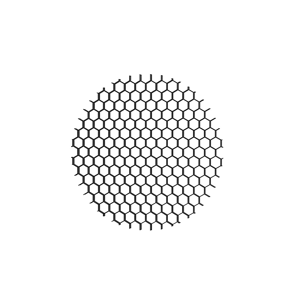 Антибликовая решетка Denkirs Net DK1500-BK