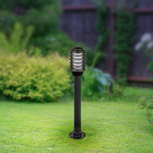 Садово-парковый светильник ЭРА «Поллар» НТУ 01-60-015 напольный черный IP54 Е27 max60Вт h850мм Б0057488