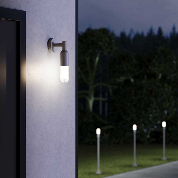 Садово-парковый светодиодный светильник Elektrostandard Isida 35165/F серый a063450