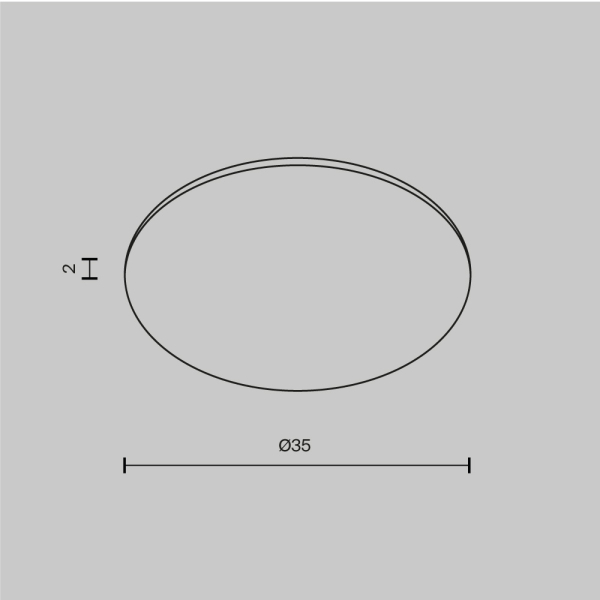 Стекло для пылевлагозащиты IP 44 для светильников серии Омут / Dip 10Вт Maytoni Technical Downlight Dip Glass001-D35