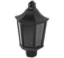 Садово-парковый светильник ЭРА «Ника» НБУ 06-60-003 60Вт черный прозрачный Б0061159