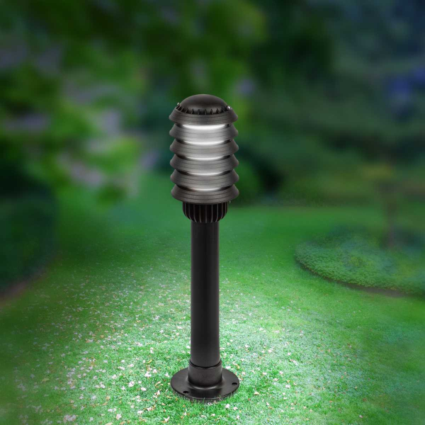 Садово-парковый светильник ЭРА «Поллар» НТУ 01-60-014 напольный черный IP54 Е27 max60Вт h650мм Б0057487