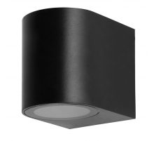 Светильник садово-парковый Feron.ONE DH014-P,на стену, GU10 220-240V, черный пластик 51543