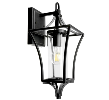 Светильник садово-парковый Feron PL731 на стену вниз  60W E27 230V, черный 51269