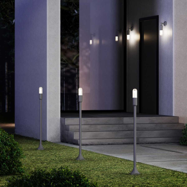 Садово-парковый светодиодный светильник Elektrostandard Isida 35165/F серый a063450