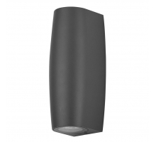 Светильник садово-парковый Feron DH025,на стену, 2*GU10 MR11, 230V, серый