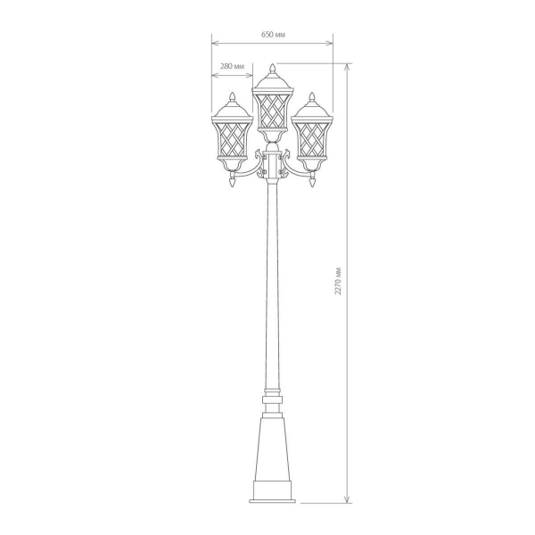 Садово-парковый светильник Elektrostandard Cassiopeya a025298 Садово-парковый светильник Elektrostandard Cassiopeya a025298
