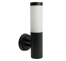 Светильник садово-парковый Feron DH041-B, Техно на стену вверх, 18W E27 230V, черный 51522