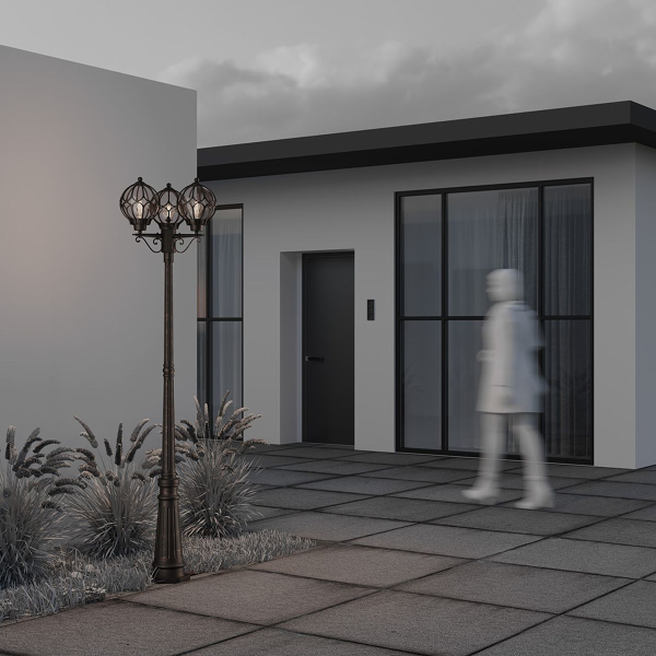 Садово-парковый светильник Maytoni Via O023FL-03G