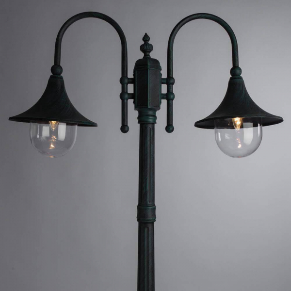 Садово-парковый светильник Arte Lamp Malaga A1086PA-2BG Садово-парковый светильник Arte Lamp Malaga A1086PA-2BG