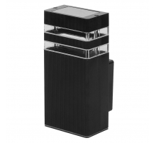 Светильник садово-парковый Feron.ONE DH0806-P, на стену вверх,  GU10 220-240V, черный пластик 51538