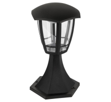 Садово-парковый светильник ЭРА «Валенсия 1» ДТУ 07-8-003 черный 6-гранный напольный IP44 светодиодный 8Вт 3000K Б0064200