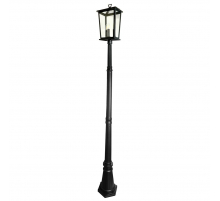 Светильник садово-парковый Feron PL757 столб 60W E14 230V, черный 51283