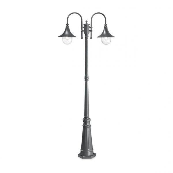 Садово-парковый светильник Ideal Lux Cima PT2 Antracite 246833 Садово-парковый светильник Ideal Lux Cima PT2 Antracite 246833