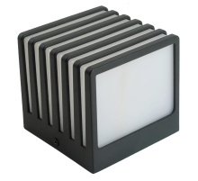 Светильник садово-парковый Feron DH0605, на стену, GX53 230V, черный 51335