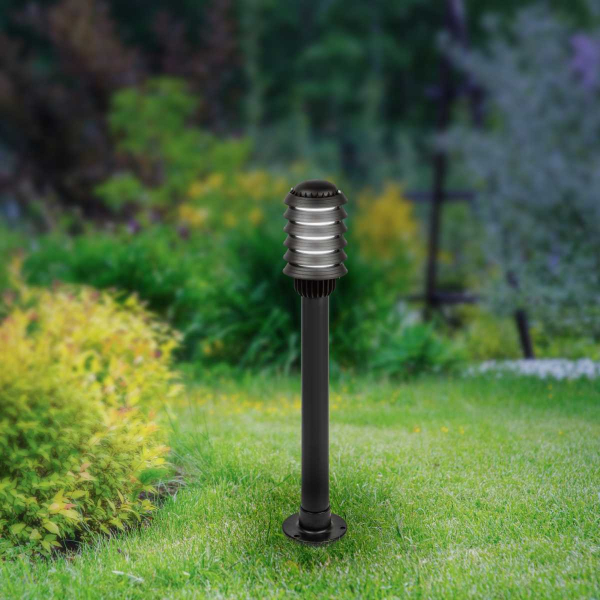 Садово-парковый светильник ЭРА «Поллар» НТУ 01-60-015 напольный черный IP54 Е27 max60Вт h850мм Б0057488