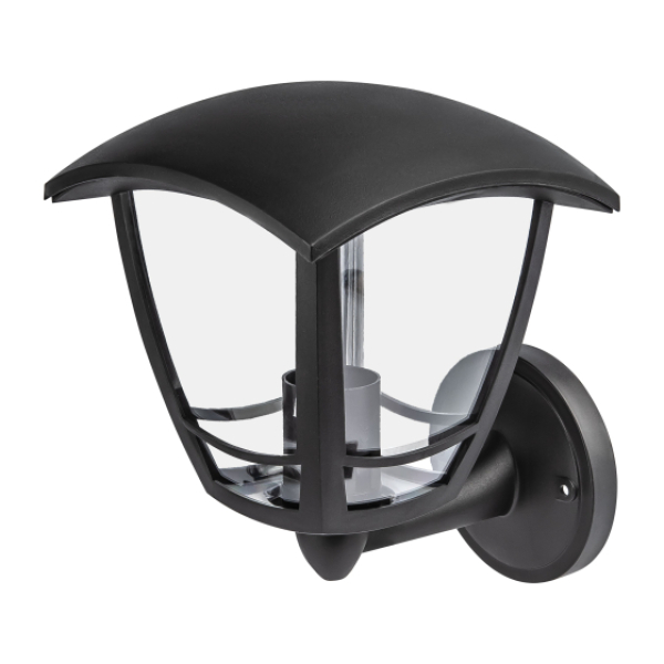 Садово-парковый светильник ЭРА «Дели» ДБУ 07-8-001 черный 4-гранный IP44 светодиодный 8Вт 3000K Б0064196